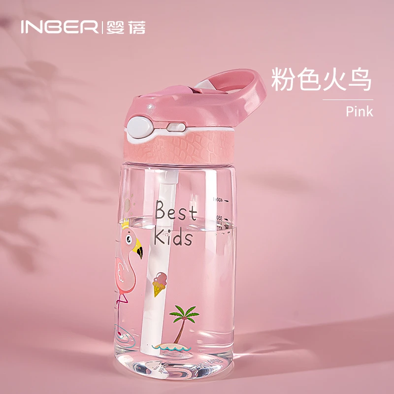 婴蓓INBER 儿童Tritan高透鸭嘴吸管杯400ml 商品