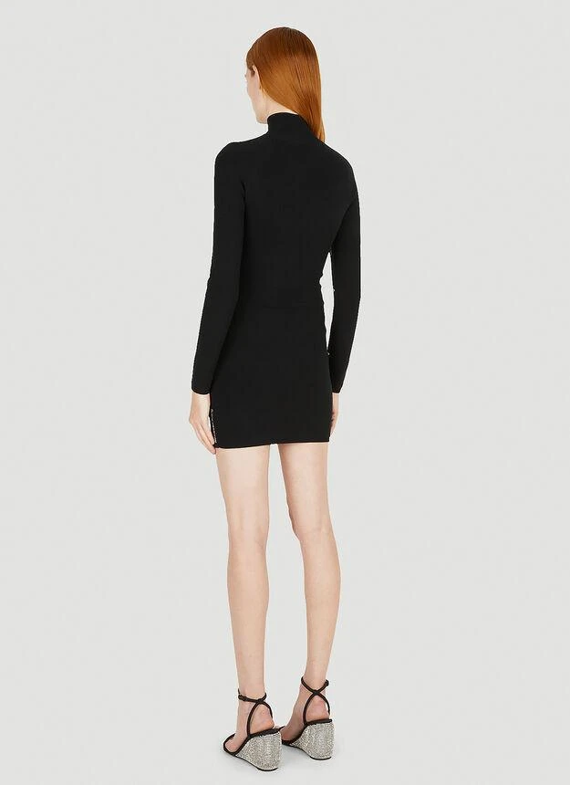 商品Alexander Wang|Logo Jacquard Dress in Black,价格¥2875,第4张图片详细描述
