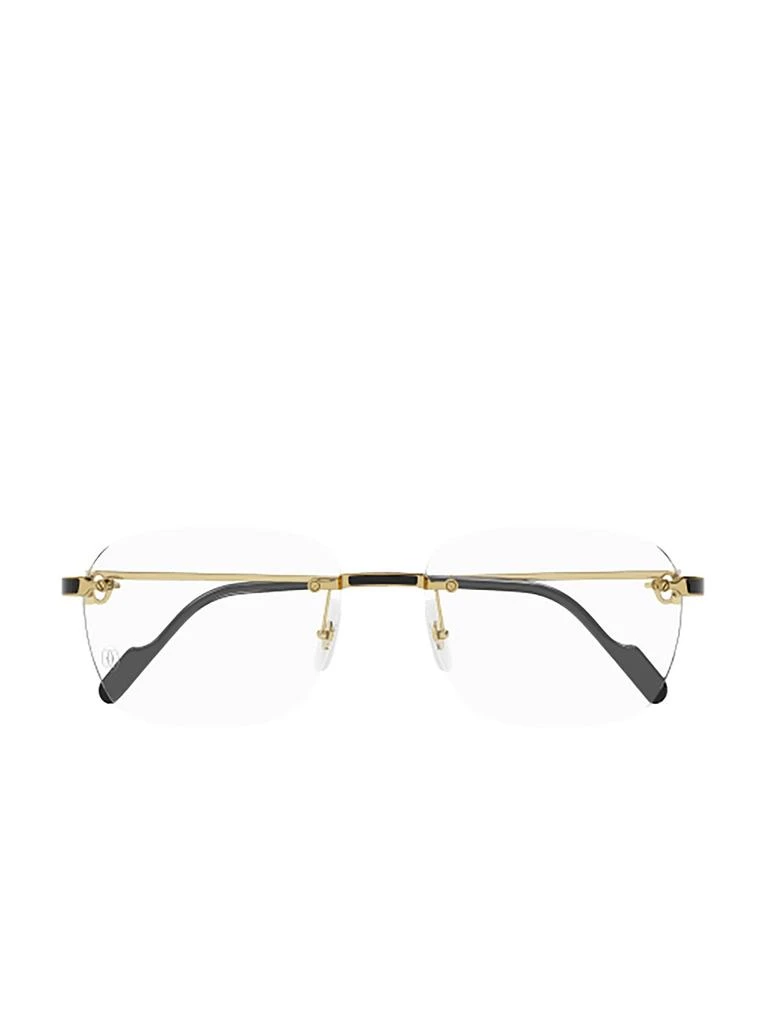 商品Cartier|Cartier Rimless Square Glasses,价格¥9573,第1张图片