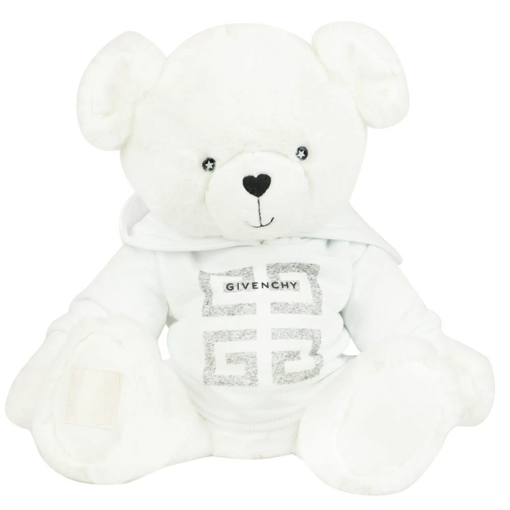 商品Givenchy|White Plush Hoodie Teddy Bear,价格¥617,第1张图片