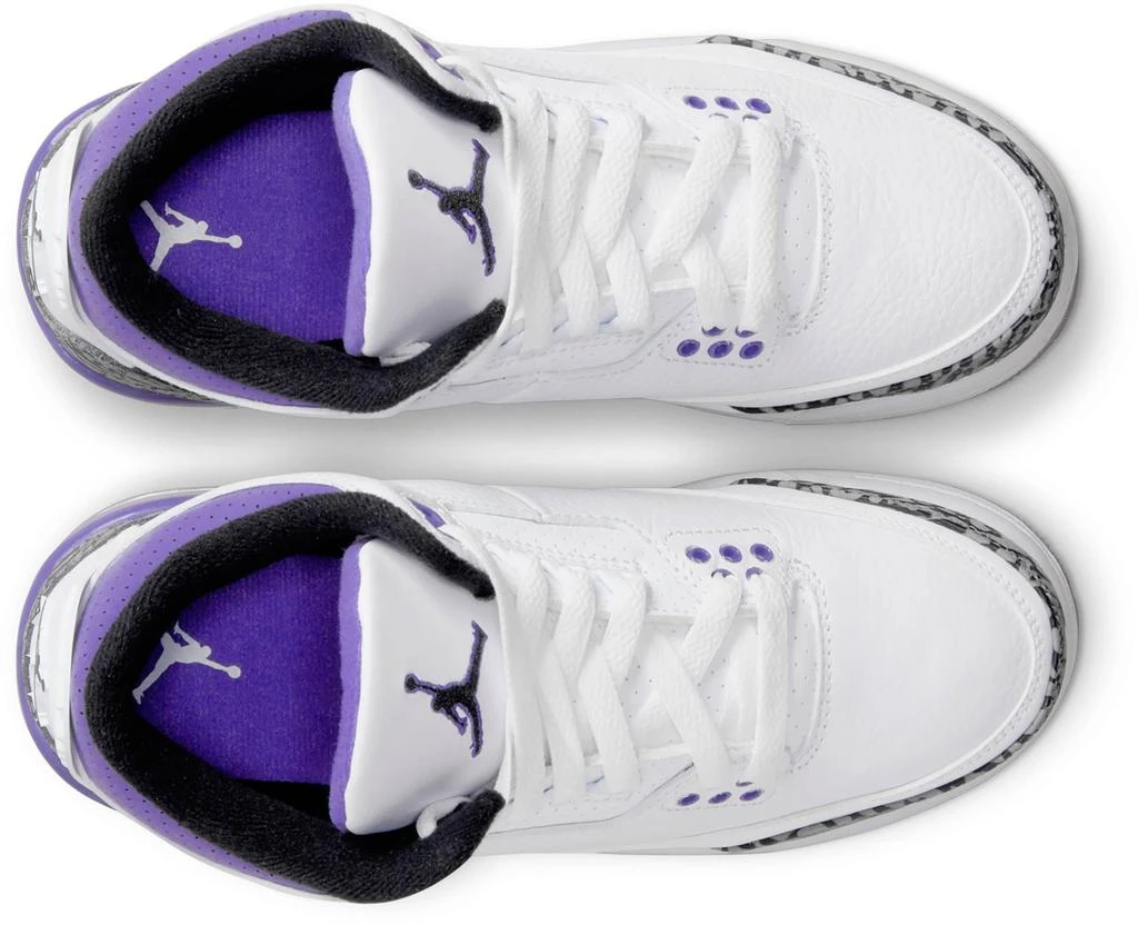商品Jordan|Jordan Kids' Grade School Jordan 3 Retro Basketball Shoes,价格¥1241,第4张图片详细描述