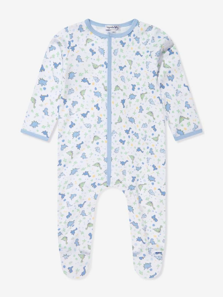 商品Magnolia Baby|Magnolia Baby Baby Boys Dinoland Babygrow in White,价格¥207,第1张图片