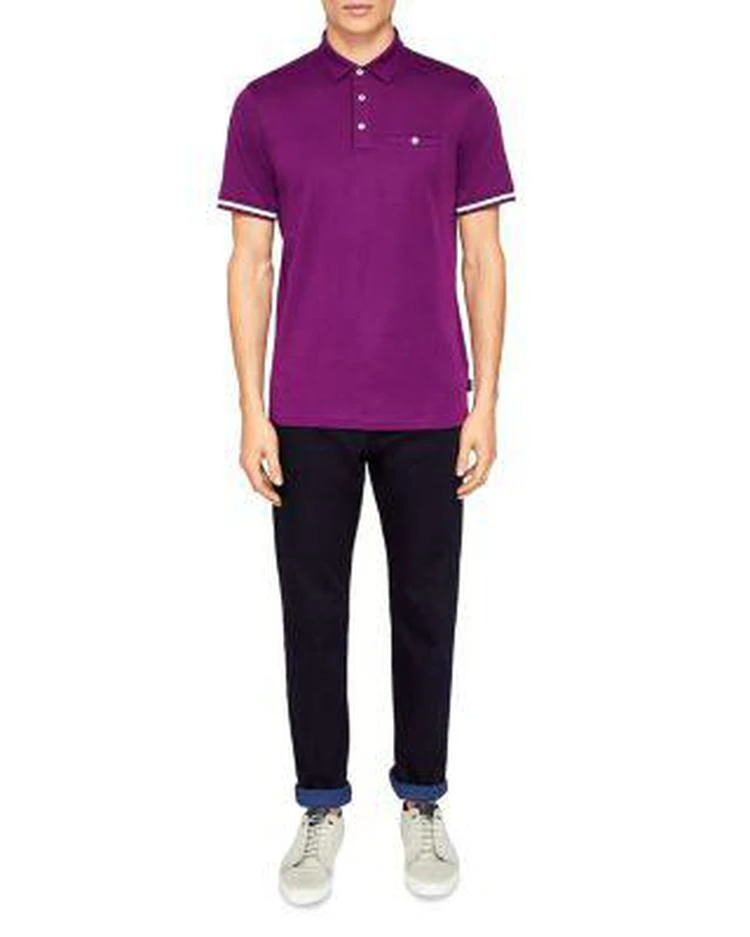 商品Ted Baker London|Puggle 修身 Polo 衫,价格¥529,第4张图片详细描述