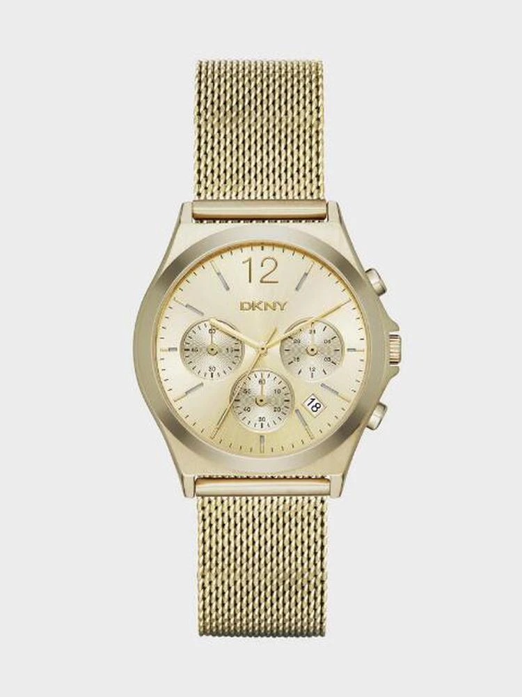 商品DKNY|Parsons Gold-Tone Multifunction Watch,价格¥1212,第1张图片