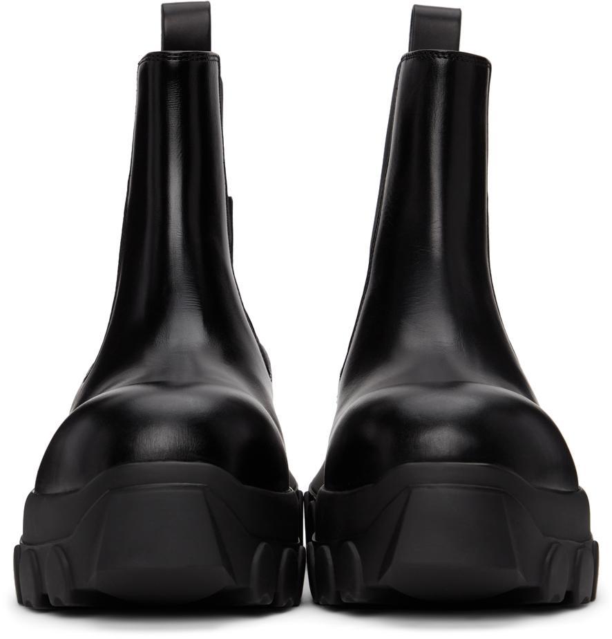 商品Rick Owens|Black Beetle Bozo Tractor Boots,价格¥9406,第4张图片详细描述