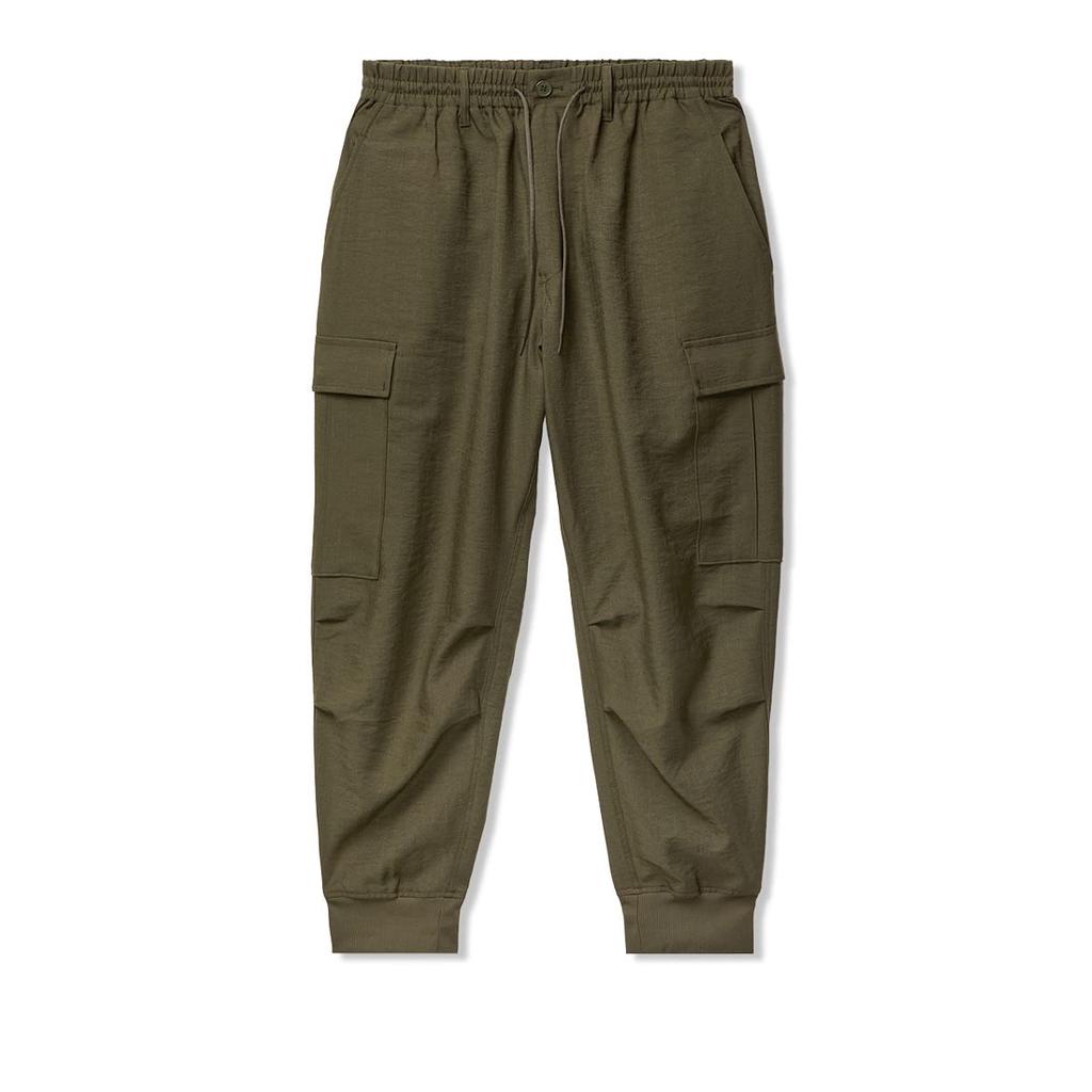 Classic Sport Uniform Cuffed Cargo Pants商品第1张图片规格展示