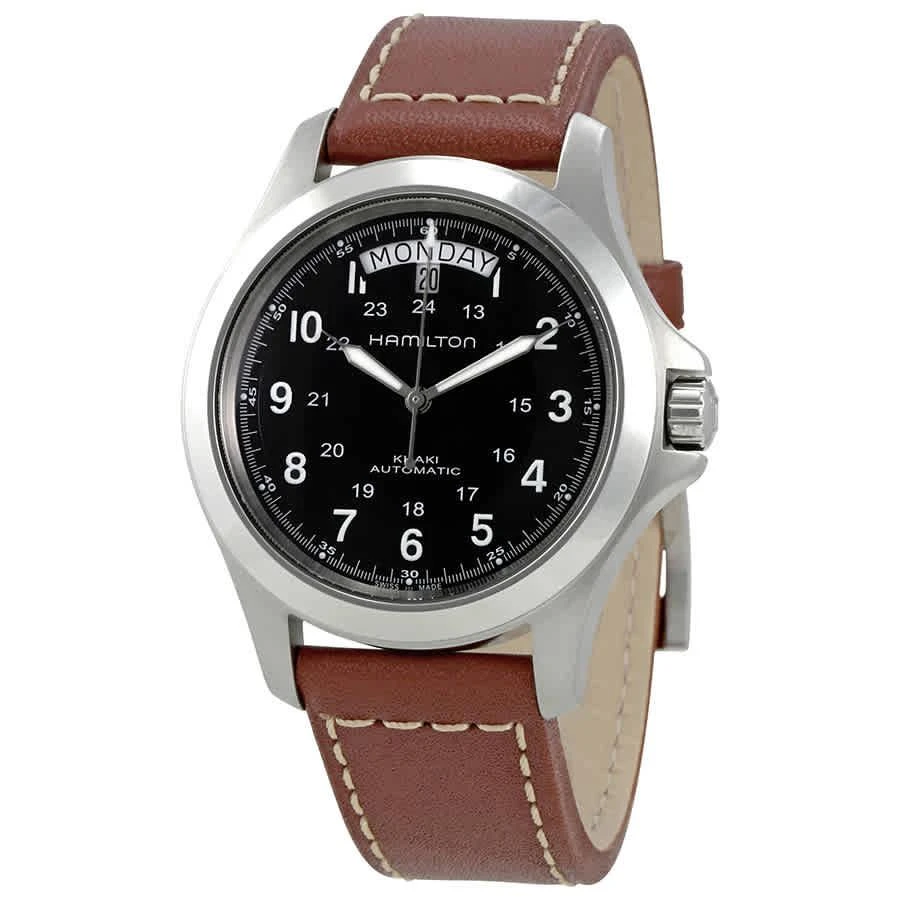 商品Hamilton|Khaki King Series Automatic Men's Watch H64455533,价格¥3516,第1张图片