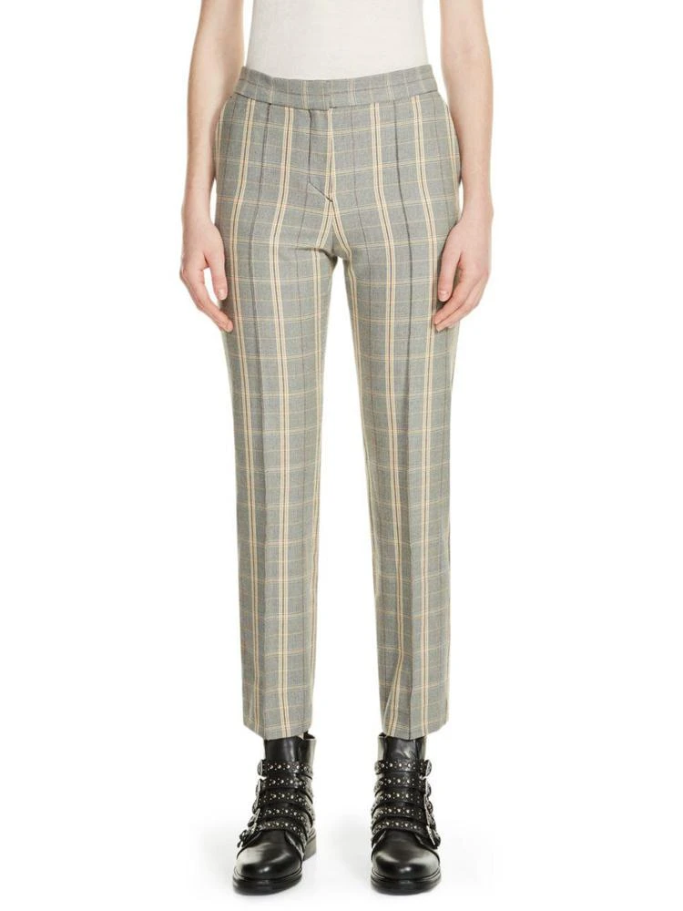 商品Maje|Puya Plaid Pants,价格¥984,第1张图片