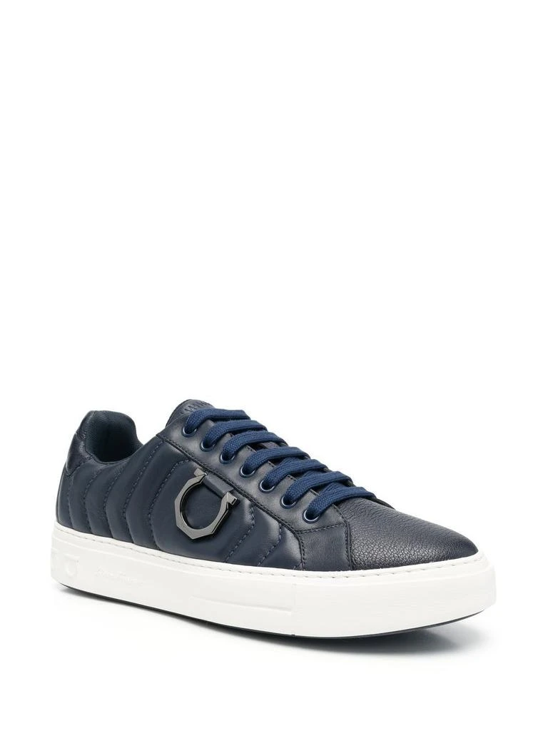 商品Salvatore Ferragamo|FERRAGAMO - Leather Sneakers,价格¥3370,第3张图片详细描述