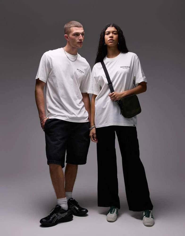 商品DICKIES|Dickies oatfield graphic back print t-shirt in off white,价格¥232,第3张图片详细描述