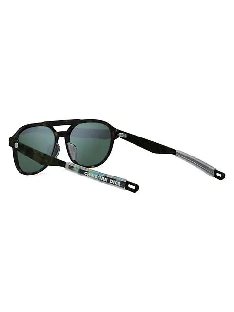 商品Dior|Havana 56MM Round Acetate Sunglasses,价格¥4893,第5张图片详细描述
