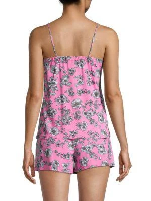 商品Kensie|Floral-Print Pajama Short Set,价格¥119,第2张图片详细描述