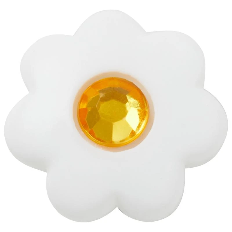 商品Crocs|Crocs Tiny White Flower Pin - Adult,价格¥38,第1张图片