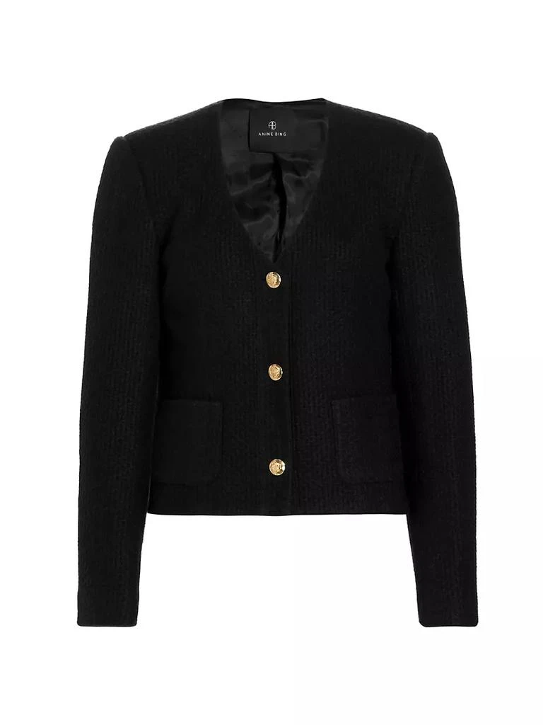 商品ANINE BING|Anitta Woven Jacket,价格¥2982,第1张图片