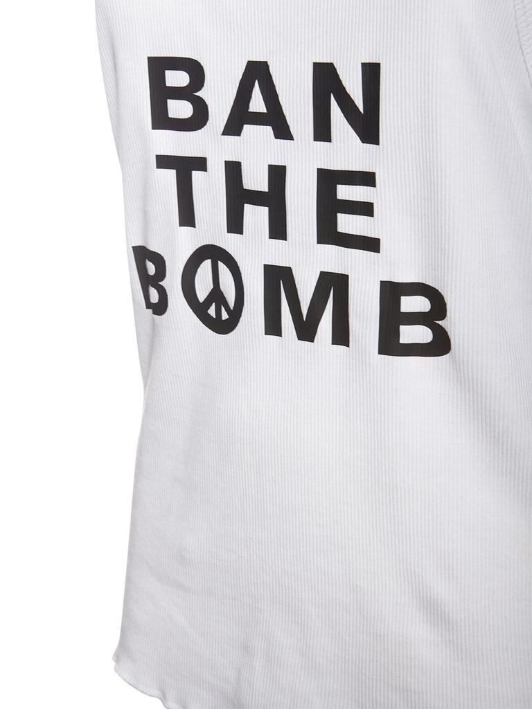Ban The Bomb Cotton Jersey Tank Top商品第4张图片规格展示