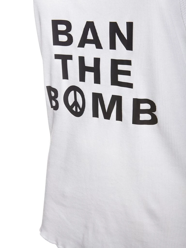 商品DSQUARED2|Ban The Bomb Cotton Jersey Tank Top,价格¥1332,第2张图片详细描述