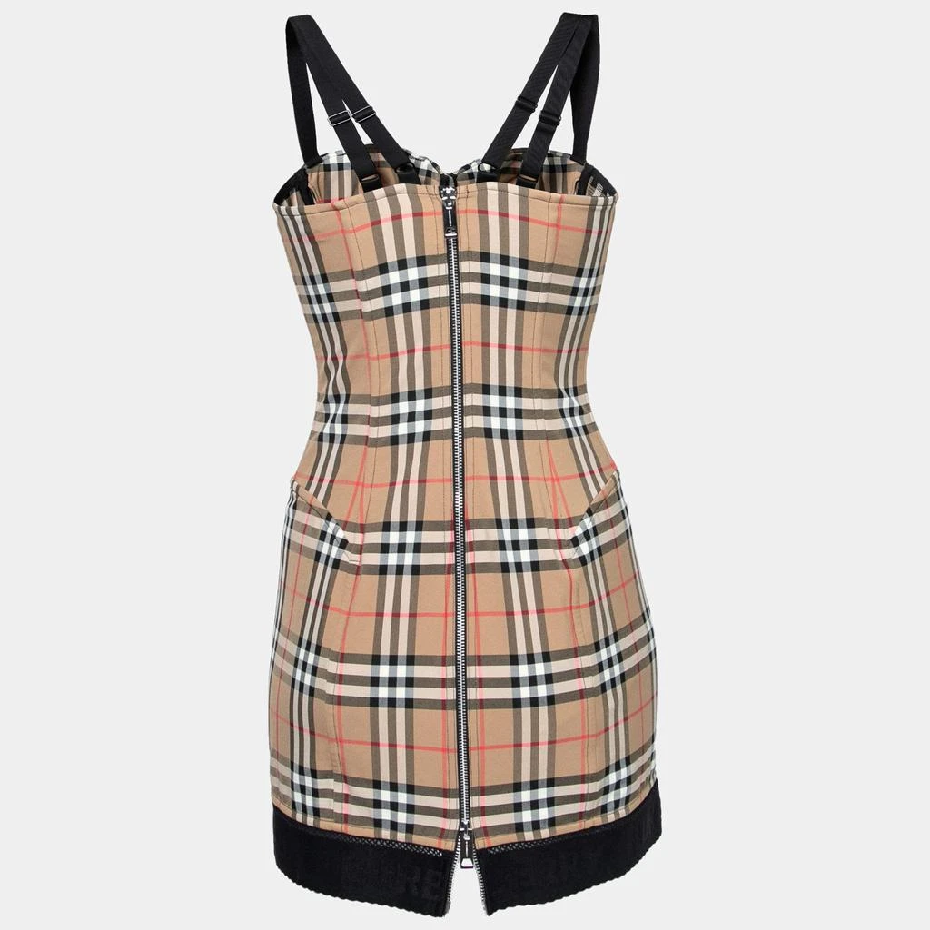 商品[二手商品] Burberry|Burberry Beige Vintage Check Stretch Jersey Corset Mini Dress S,价格¥4581,第2张图片详细描述
