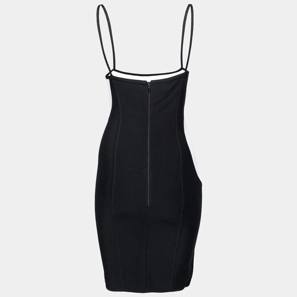 商品[二手商品] Herve Leger|Herve Leger Monochrome Patterned Knit Sleeveless Bandage Dress S,价格¥920,第2张图片详细描述
