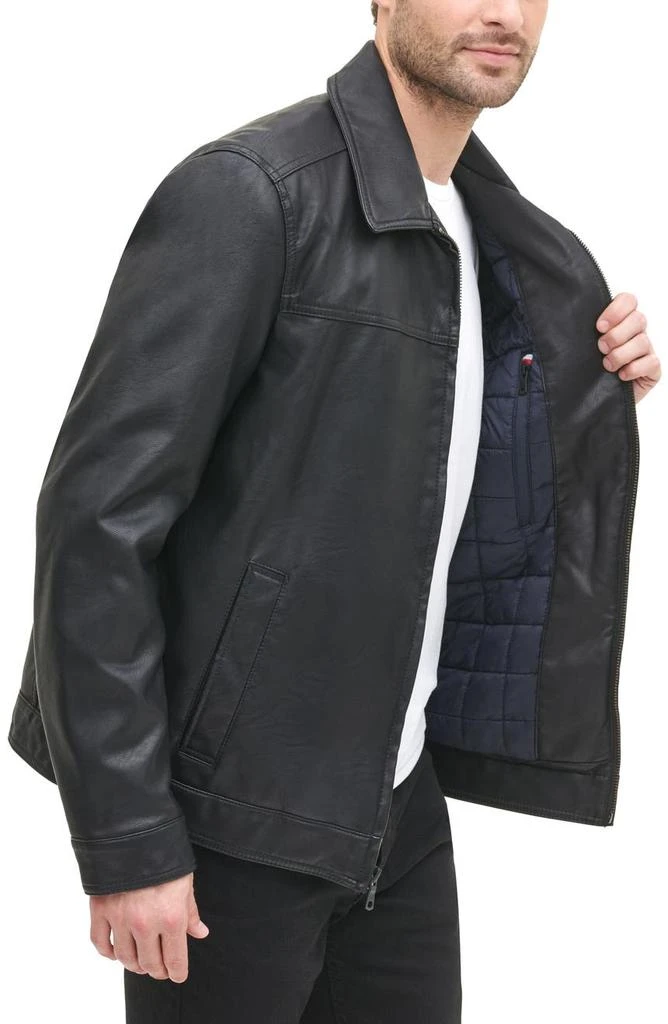 商品Tommy Hilfiger|Faux Leather Classic Jacket,价格¥600,第3张图片详细描述