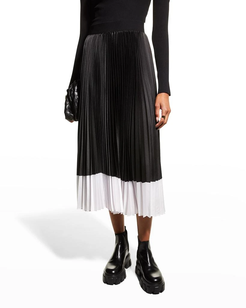 商品Alice + Olivia|Katz Sunburst Pleat Midi Skirt,价格¥952,第3张图片详细描述