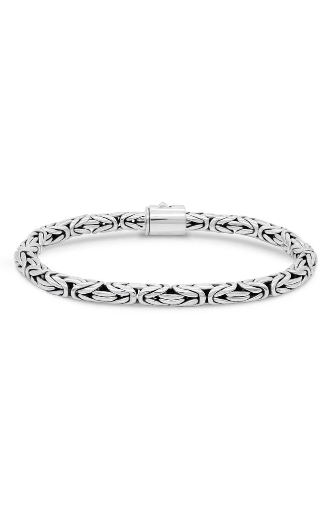 商品DEVATA|Sterling Silver Byzantine Chain Bracelet,价格¥824,第1张图片