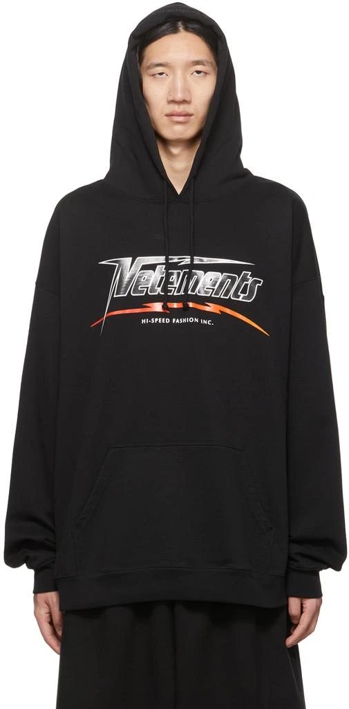 商品Vetements|黑色 Hi-Speed 连帽衫,价格¥6438,第1张图片