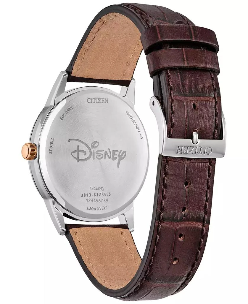 商品Citizen|Eco-Drive Men's Steamboat Willie 1928 Brown Leather Strap Watch 40mm,价格¥2056,第3张图片详细描述