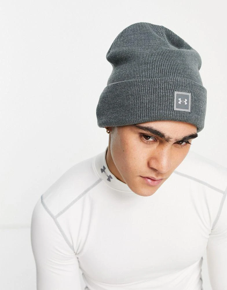 商品Under Armour|Under Armour halftime knit beanie in grey,价格¥102,第1张图片