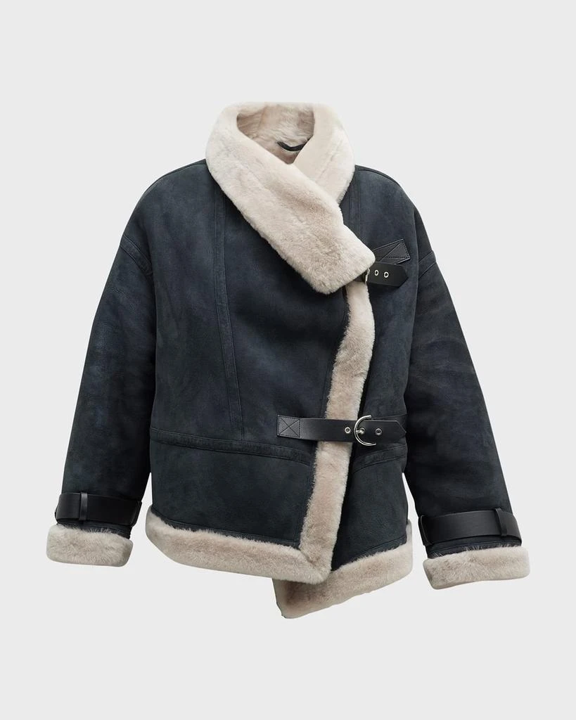 商品Shoreditch Ski Club|Darling Shearling Coat,价格¥7562,第2张图片详细描述