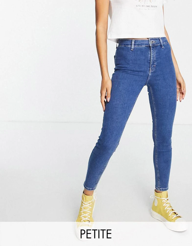 商品Topshop|Topshop Petite Joni jean in mid blue,价格¥174,第1张图片