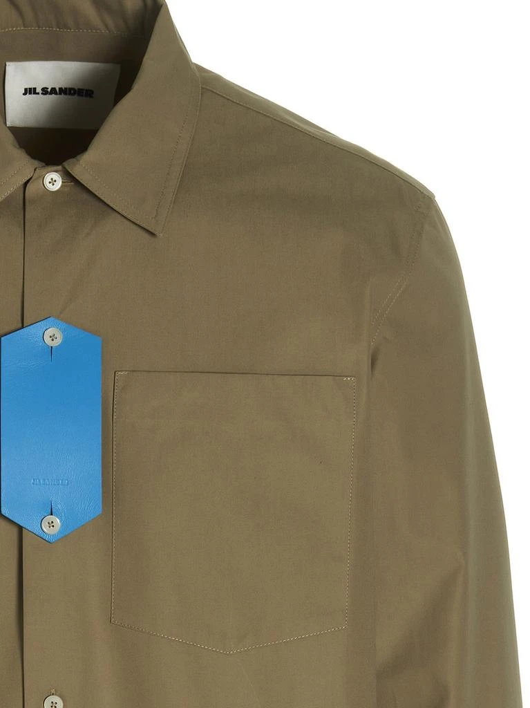 商品Jil Sander|Jil Sander Leather Detail Blouse,价格¥4723,第3张图片详细描述