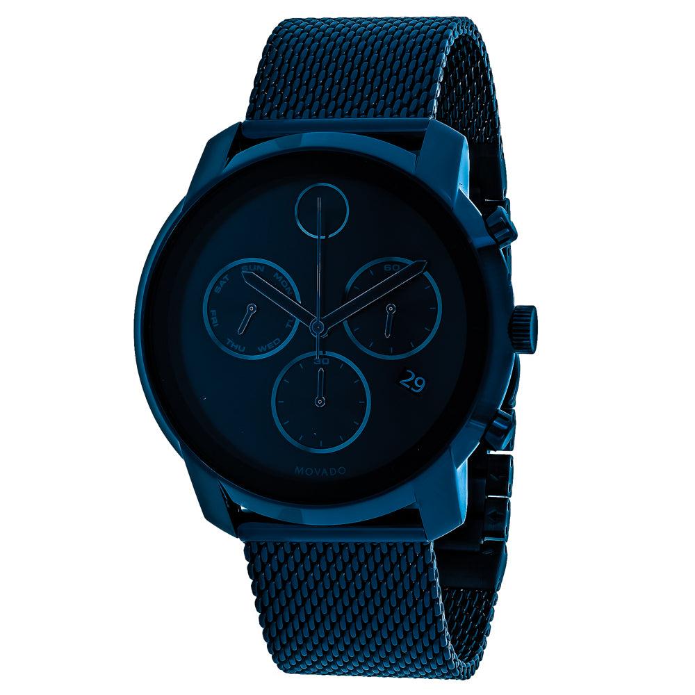 Movado Men's Blue dial Watch商品第1张图片规格展示