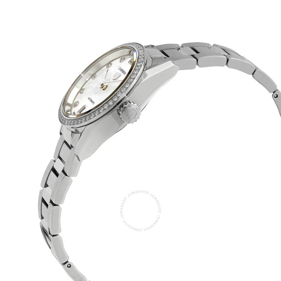 商品TAG Heuer|Carrera Automatic Diamond White Mother of Pearl Dial Ladies Watch WBN2414.BA0621,价格¥33040,第2张图片详细描述