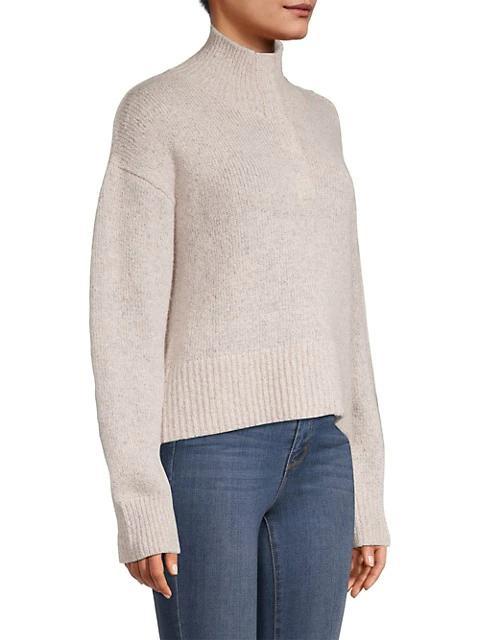 商品525 America|Boxy Snap-Front Turtleneck Sweater,价格¥944,第6张图片详细描述
