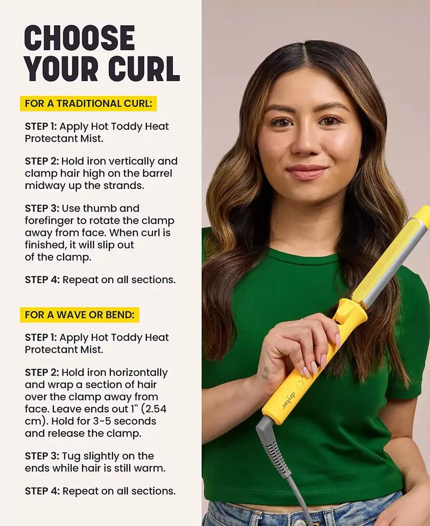 The 3-Day Bender Digital 1.25" Curling Iron 商品