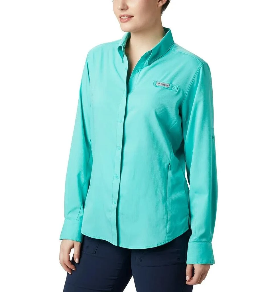 商品Columbia|PFG Tamiami II Shirt Women XS Blue Long Sleeve Comfort Button-Up ERK567,价格¥284,第1张图片