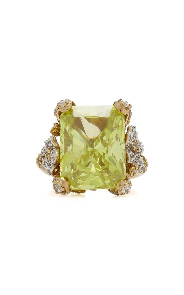 商品Anabela Chan|Anabela Chan - Lemon Cinderella 18K Yellow And White Gold Multi-Stone Ring - Yellow - US 7 - Moda Operandi - Gifts For Her,价格¥17726,第1张图片