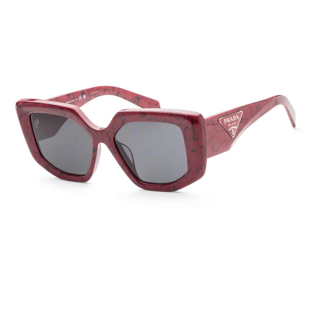 商品Prada|Prada 红色 Irregular 太阳镜,价格¥1183,第1张图片