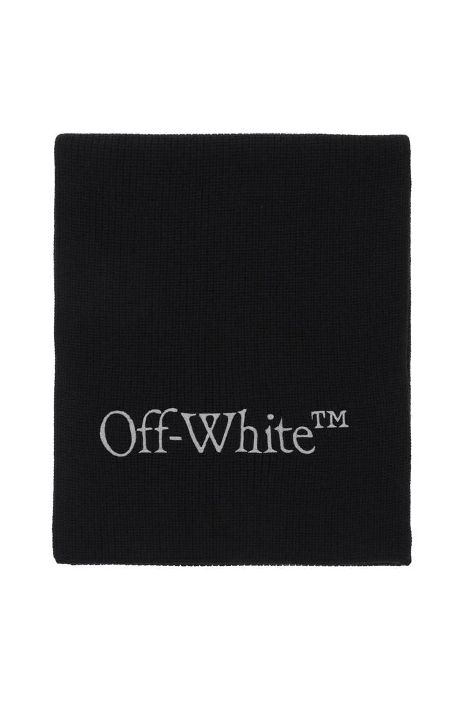 商品Off-White|Off-white wool scarf with logo embroidery,价格¥1601,第1张图片