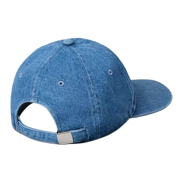 商品[国内直发] Calvin Klein|CALVIN KLEIN 字母徽标 棉 鸭舌帽 男款 蓝色,价格¥283,第3张图片详细描述