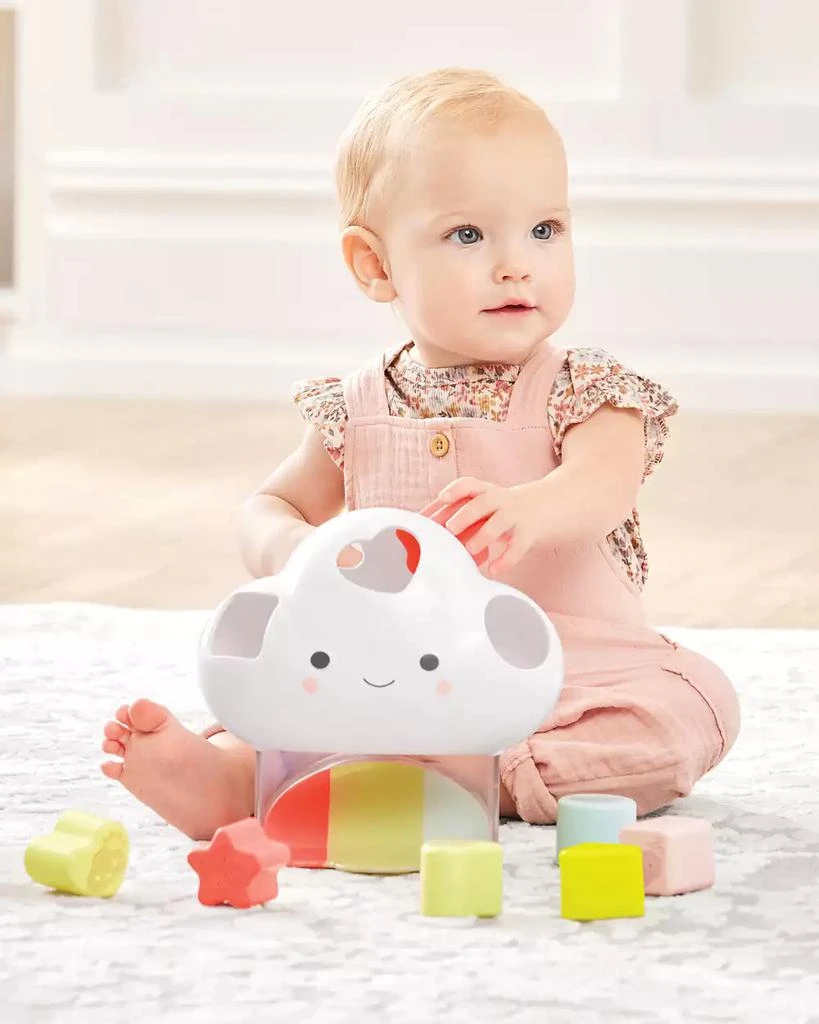 商品Skip Hop|Silver-Tone Lining Cloud Feelings Shape Sorter Baby Toy,价格¥70,第5张图片详细描述