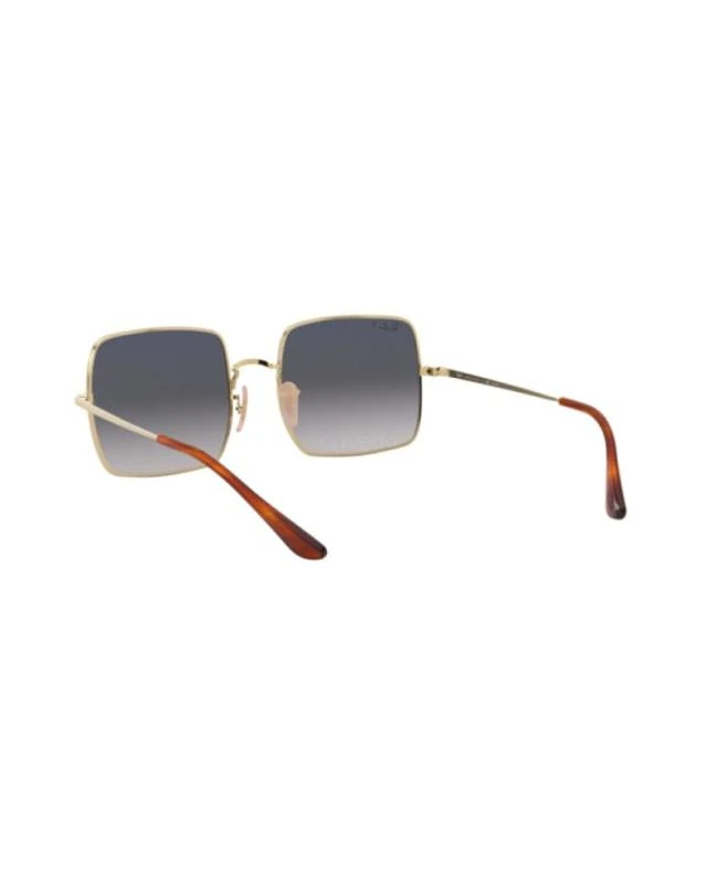 Ray-Ban Gold Metal Square Blue Grey Unisex Sunglasses RB1971 914778 54 商品