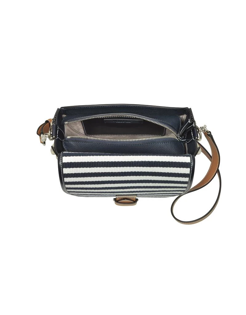 商品JW Anderson|Small Bike Striped Canvas Shoulder Bag,价格¥2787,第2张图片详细描述