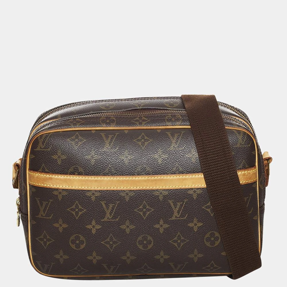 商品[二手商品] Louis Vuitton|Louis Vuitton Brown Monogram Reporter PM,价格¥7120,第1张图片