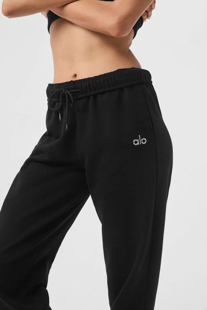 商品Alo|Accolade Sweatpant - Black,价格¥963,第3张图片详细描述