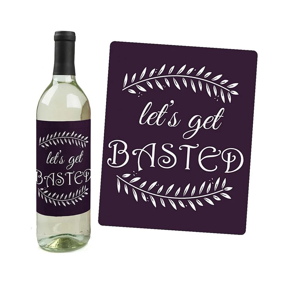 商品Big Dot of Happiness|Friends Thanksgiving Feast - Friendsgiving Party Decorations for Women and Men - Wine Bottle Label Stickers - Set of 4,价格¥82,第3张图片详细描述
