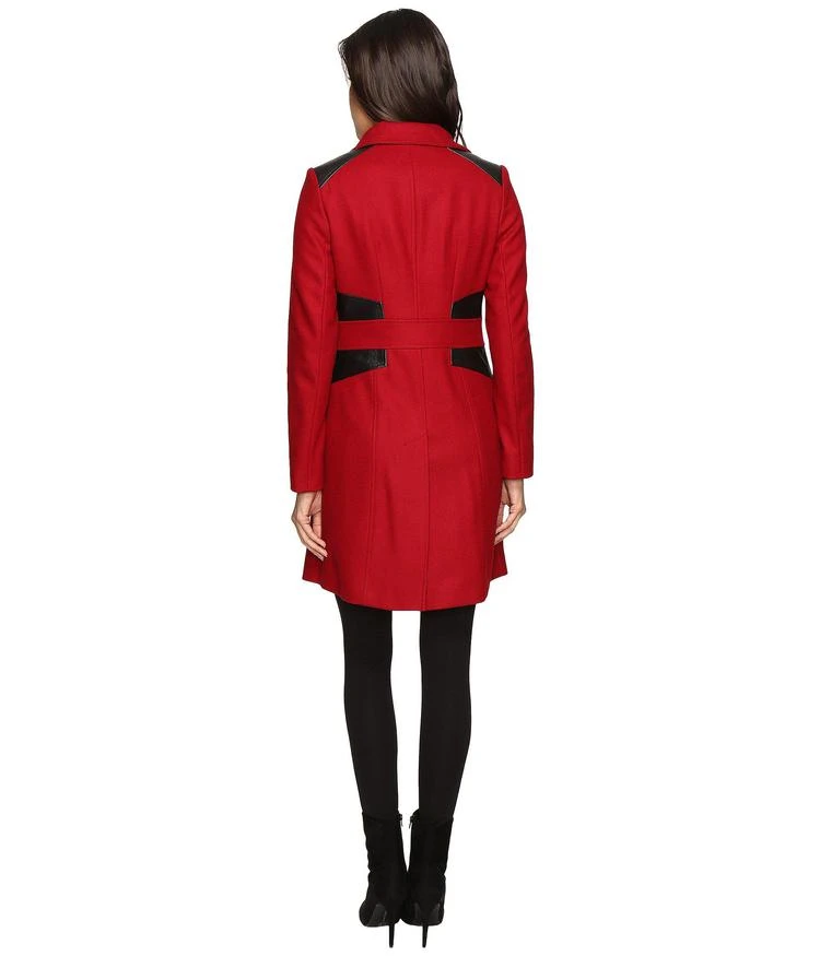 商品Via Spiga|Via Spiga Stand Collar Coat w/ PU 女士外套,价格¥750,第3张图片详细描述
