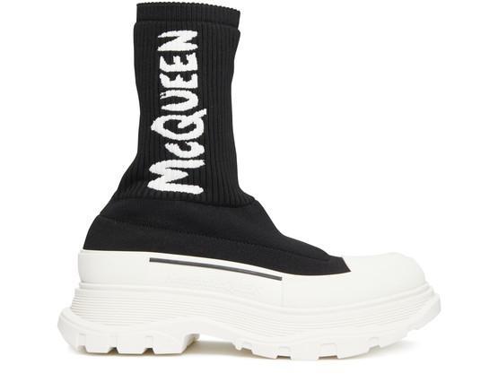 商品Alexander McQueen|Tread Slick 短靴,价格¥7428,第1张图片