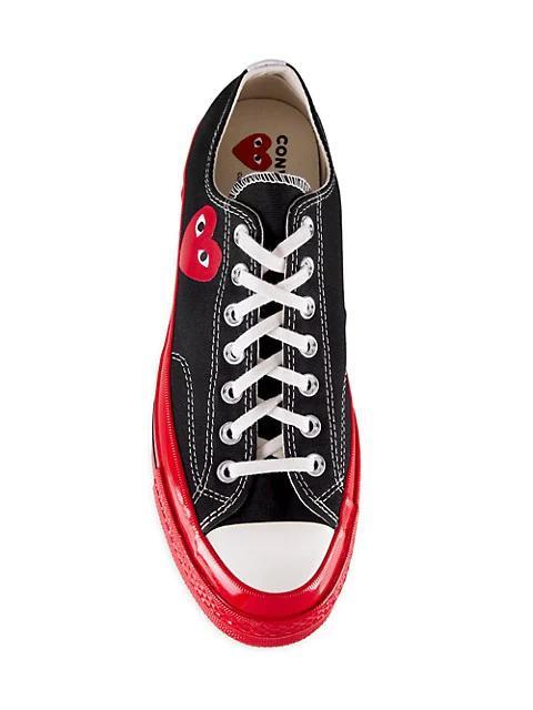 商品Comme des Garcons|CdG PLAY x Converse Unisex Chuck 70 Low-Top Sneakers,价格¥1107,第7张图片详细描述