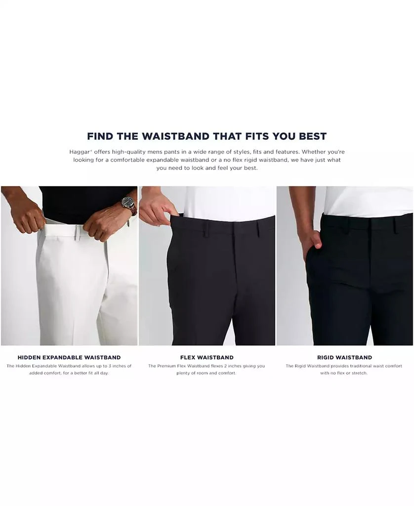 Men's Cool 18 PRO® Classic-Fit Expandable Waist Flat Front Stretch Dress Pants 商品